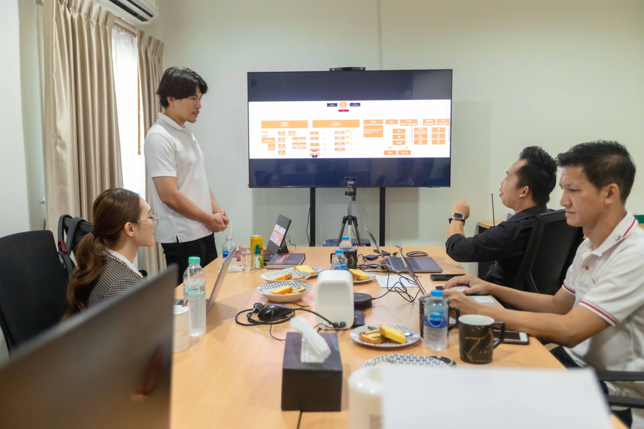 ภาพบรรยากาศ หลักสูตรติดอาวุธให้เจ้าของกิจการ Day1 บริษัท แฮค แล็บ จำกัด at Top Speech Office